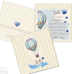 Invitație Botez B02 Air Balloons