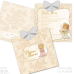 Invitație Botez B05 Vintage Angel