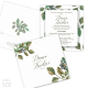 Invitație Nuntă S02 Frunze Verzi Pastel