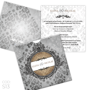 Invitatie Nunta S13 Eleganță Regală