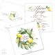 Invitație Nuntă S18 Lemon Tree