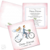 Invitație Nuntă S27 Bicicletă Pink