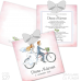 Invitație Nuntă S27 Bicicletă Pink