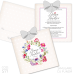 Invitație Nuntă S71 Floral Dots